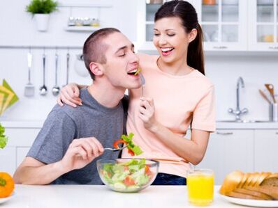 Food to increase the power of men