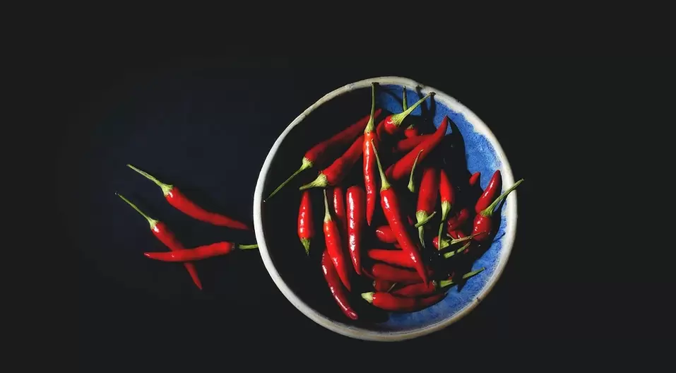 chili pepper for potency